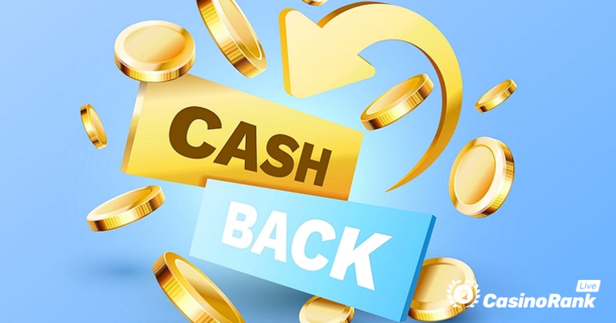 Побарајте до 200 евра во живо Казино Cashback Weekly во Slotspalace