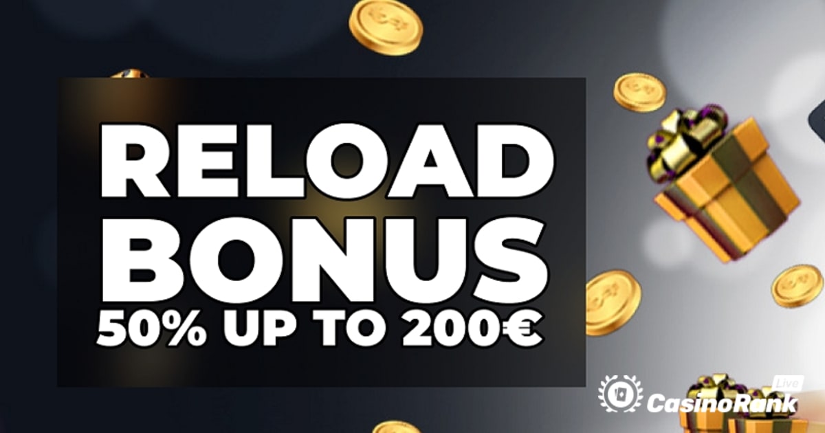 Побарајте бонус за повторно вчитување на казиното до 200 евра на 24 слотови